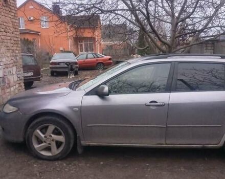 Серый Мазда 6, объемом двигателя 2 л и пробегом 300 тыс. км за 3000 $, фото 1 на Automoto.ua