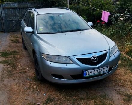 Серый Мазда 6, объемом двигателя 2 л и пробегом 380 тыс. км за 3450 $, фото 2 на Automoto.ua