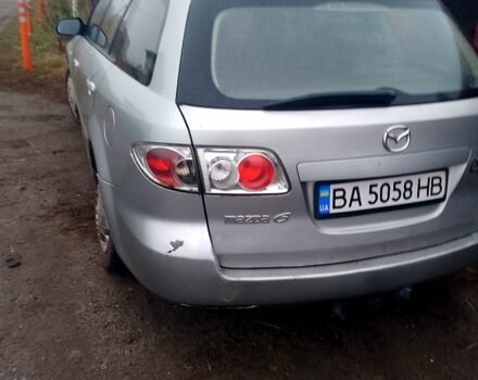 Серый Мазда 6, объемом двигателя 2 л и пробегом 296 тыс. км за 2300 $, фото 2 на Automoto.ua