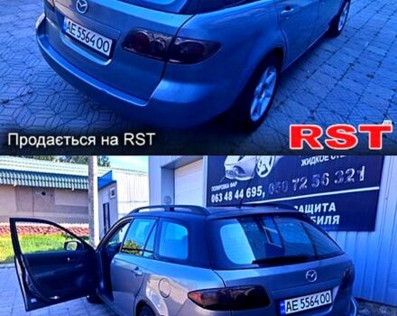 Серый Мазда 6, объемом двигателя 2 л и пробегом 350 тыс. км за 5000 $, фото 2 на Automoto.ua