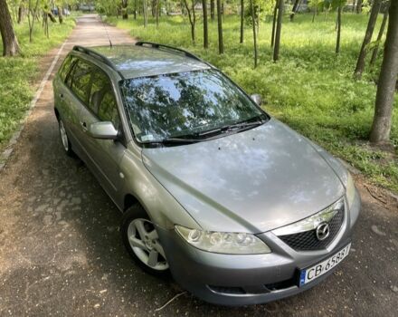 Серый Мазда 6, объемом двигателя 2 л и пробегом 350 тыс. км за 1550 $, фото 1 на Automoto.ua