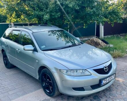 Серый Мазда 6, объемом двигателя 2 л и пробегом 300 тыс. км за 1850 $, фото 1 на Automoto.ua