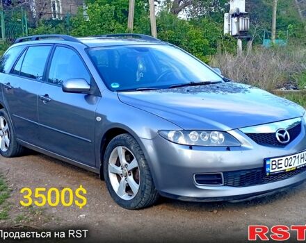 Серый Мазда 6, объемом двигателя 2 л и пробегом 280 тыс. км за 3500 $, фото 2 на Automoto.ua