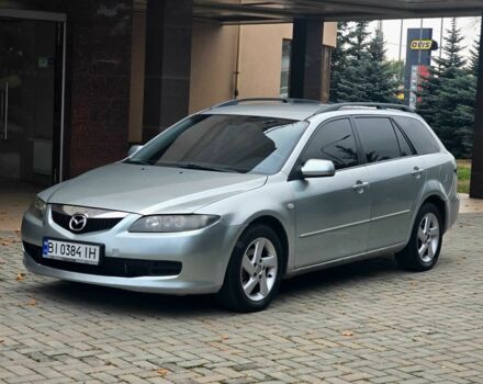Серый Мазда 6, объемом двигателя 2 л и пробегом 200 тыс. км за 3600 $, фото 1 на Automoto.ua