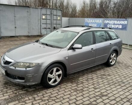 Серый Мазда 6, объемом двигателя 2 л и пробегом 360 тыс. км за 3500 $, фото 1 на Automoto.ua