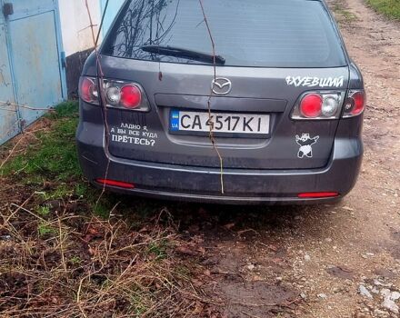 Сірий Мазда 6, об'ємом двигуна 2 л та пробігом 220 тис. км за 3300 $, фото 2 на Automoto.ua