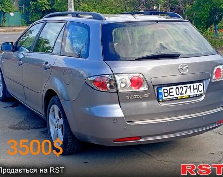 Серый Мазда 6, объемом двигателя 2 л и пробегом 280 тыс. км за 3500 $, фото 5 на Automoto.ua
