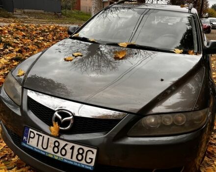 Серый Мазда 6, объемом двигателя 2 л и пробегом 240 тыс. км за 2100 $, фото 1 на Automoto.ua