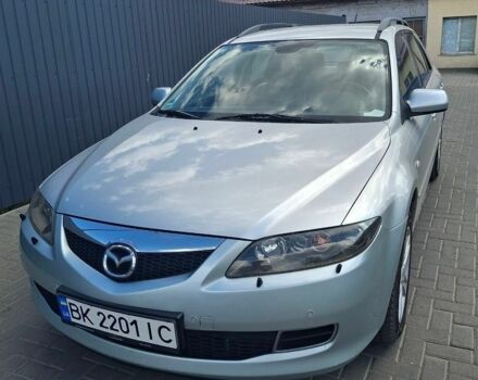 Серый Мазда 6, объемом двигателя 2 л и пробегом 224 тыс. км за 5300 $, фото 1 на Automoto.ua