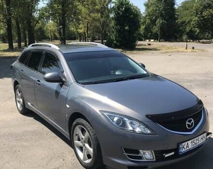 Серый Мазда 6, объемом двигателя 2 л и пробегом 301 тыс. км за 6600 $, фото 4 на Automoto.ua