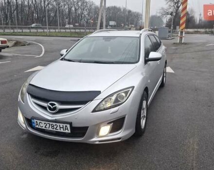 Серый Мазда 6, объемом двигателя 2 л и пробегом 360 тыс. км за 5450 $, фото 1 на Automoto.ua