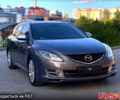 Серый Мазда 6, объемом двигателя 2 л и пробегом 212 тыс. км за 6600 $, фото 1 на Automoto.ua