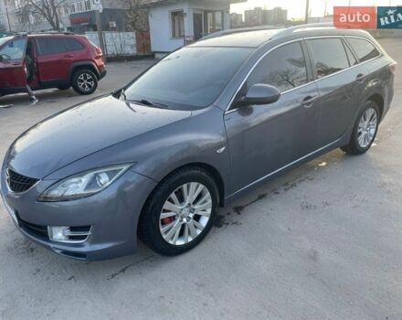 Серый Мазда 6, объемом двигателя 2 л и пробегом 385 тыс. км за 5500 $, фото 2 на Automoto.ua