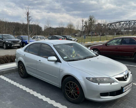Серый Мазда 6, объемом двигателя 2 л и пробегом 218 тыс. км за 5800 $, фото 1 на Automoto.ua
