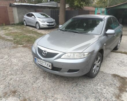 Серый Мазда 6, объемом двигателя 2 л и пробегом 317 тыс. км за 2200 $, фото 1 на Automoto.ua