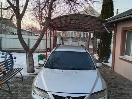 Серый Мазда 6, объемом двигателя 2 л и пробегом 333 тыс. км за 4500 $, фото 1 на Automoto.ua