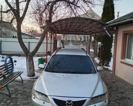 Серый Мазда 6, объемом двигателя 2 л и пробегом 333 тыс. км за 4500 $, фото 1 на Automoto.ua