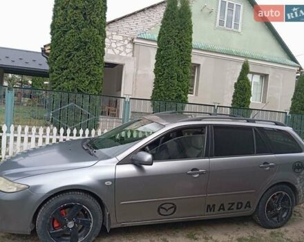 Серый Мазда 6, объемом двигателя 2 л и пробегом 350 тыс. км за 3200 $, фото 1 на Automoto.ua