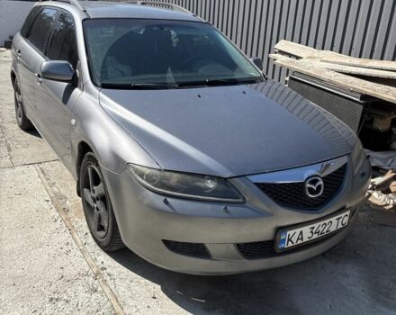 Серый Мазда 6, объемом двигателя 2 л и пробегом 350 тыс. км за 1400 $, фото 1 на Automoto.ua