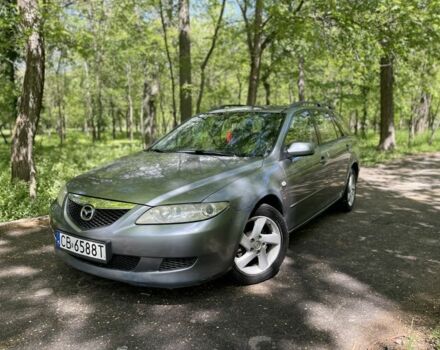 Серый Мазда 6, объемом двигателя 2 л и пробегом 350 тыс. км за 1550 $, фото 1 на Automoto.ua