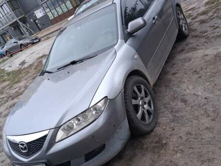 Сірий Мазда 6, об'ємом двигуна 2 л та пробігом 340 тис. км за 1850 $, фото 1 на Automoto.ua