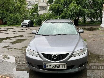 Серый Мазда 6, объемом двигателя 2 л и пробегом 350 тыс. км за 3200 $, фото 1 на Automoto.ua