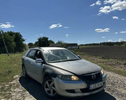 Серый Мазда 6, объемом двигателя 2 л и пробегом 350 тыс. км за 716 $, фото 1 на Automoto.ua