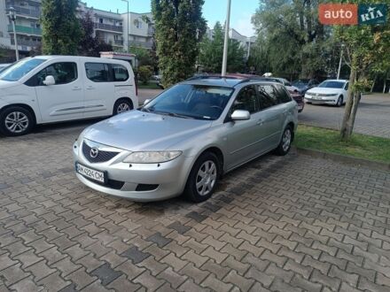 Серый Мазда 6, объемом двигателя 2 л и пробегом 320 тыс. км за 2100 $, фото 1 на Automoto.ua