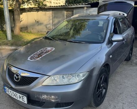 Серый Мазда 6, объемом двигателя 2 л и пробегом 389 тыс. км за 3310 $, фото 1 на Automoto.ua