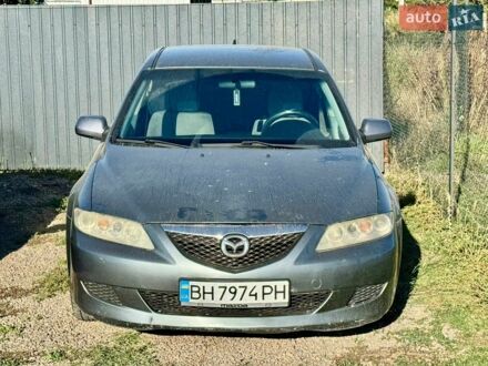 Серый Мазда 6, объемом двигателя 2 л и пробегом 225 тыс. км за 1350 $, фото 1 на Automoto.ua