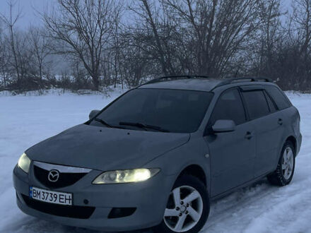 Серый Мазда 6, объемом двигателя 2 л и пробегом 349 тыс. км за 2850 $, фото 1 на Automoto.ua