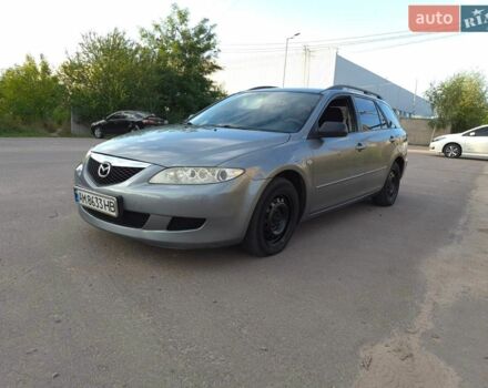 Серый Мазда 6, объемом двигателя 1.8 л и пробегом 301 тыс. км за 3700 $, фото 1 на Automoto.ua
