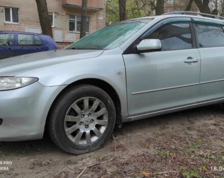 Серый Мазда 6, объемом двигателя 2 л и пробегом 350 тыс. км за 3100 $, фото 1 на Automoto.ua