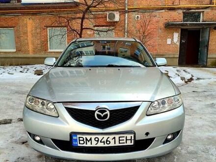 Серый Мазда 6, объемом двигателя 2 л и пробегом 314 тыс. км за 3300 $, фото 1 на Automoto.ua