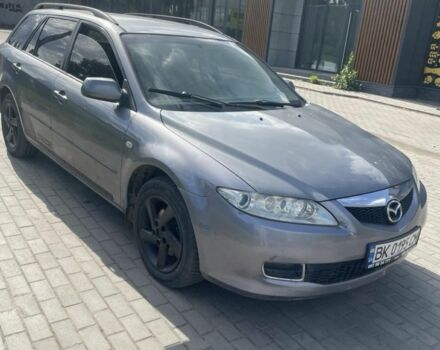Серый Мазда 6, объемом двигателя 2 л и пробегом 232 тыс. км за 3050 $, фото 1 на Automoto.ua