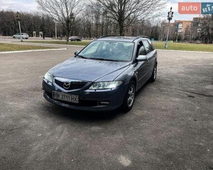 Серый Мазда 6, объемом двигателя 2 л и пробегом 304 тыс. км за 3700 $, фото 1 на Automoto.ua