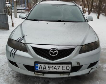 Серый Мазда 6, объемом двигателя 2 л и пробегом 301 тыс. км за 2500 $, фото 1 на Automoto.ua