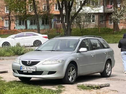 Серый Мазда 6, объемом двигателя 2 л и пробегом 285 тыс. км за 3100 $, фото 1 на Automoto.ua