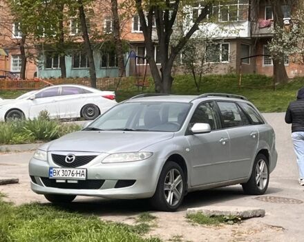 Серый Мазда 6, объемом двигателя 2 л и пробегом 285 тыс. км за 3100 $, фото 1 на Automoto.ua