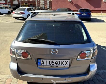 Серый Мазда 6, объемом двигателя 2 л и пробегом 415 тыс. км за 2200 $, фото 1 на Automoto.ua
