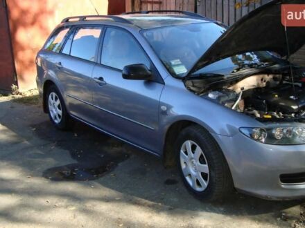 Серый Мазда 6, объемом двигателя 2 л и пробегом 120 тыс. км за 6000 $, фото 1 на Automoto.ua
