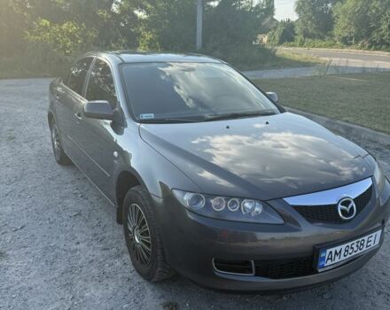 Серый Мазда 6, объемом двигателя 2 л и пробегом 250 тыс. км за 4200 $, фото 1 на Automoto.ua