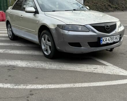 Серый Мазда 6, объемом двигателя 2 л и пробегом 267 тыс. км за 3000 $, фото 1 на Automoto.ua