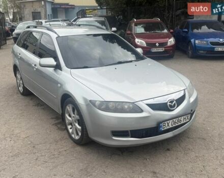 Серый Мазда 6, объемом двигателя 1.8 л и пробегом 358 тыс. км за 2900 $, фото 1 на Automoto.ua