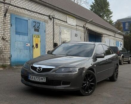 Серый Мазда 6, объемом двигателя 2 л и пробегом 213 тыс. км за 6200 $, фото 1 на Automoto.ua
