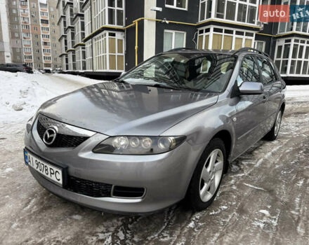 Серый Мазда 6, объемом двигателя 2 л и пробегом 245 тыс. км за 5200 $, фото 1 на Automoto.ua