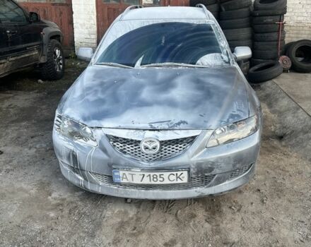 Серый Мазда 6, объемом двигателя 2 л и пробегом 300 тыс. км за 858 $, фото 1 на Automoto.ua