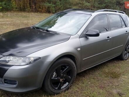 Сірий Мазда 6, об'ємом двигуна 2 л та пробігом 220 тис. км за 4400 $, фото 1 на Automoto.ua