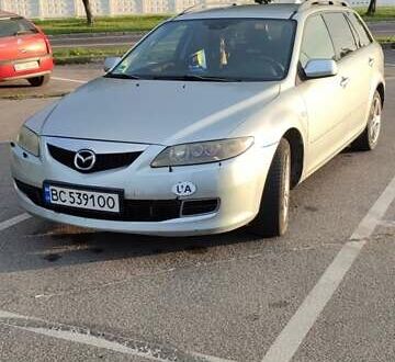 Серый Мазда 6, объемом двигателя 2 л и пробегом 295 тыс. км за 3700 $, фото 1 на Automoto.ua