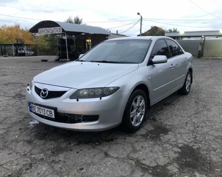 Серый Мазда 6, объемом двигателя 2 л и пробегом 345 тыс. км за 3300 $, фото 1 на Automoto.ua